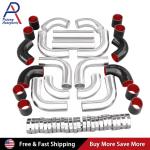 12 Pcs Aluminum Turbo Intercooler Piping Clamp Kit