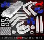Turbo Aluminum Front Mount Intercooler with Piping Kit