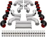 12 Pcs Aluminum Turbo Intercooler Piping Clamp Kit