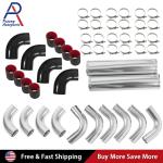 12 Pcs Aluminum Turbo Intercooler Piping Clamp Kit