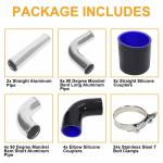 3" Aluminum Universal Intercooler Turbo Piping Kit