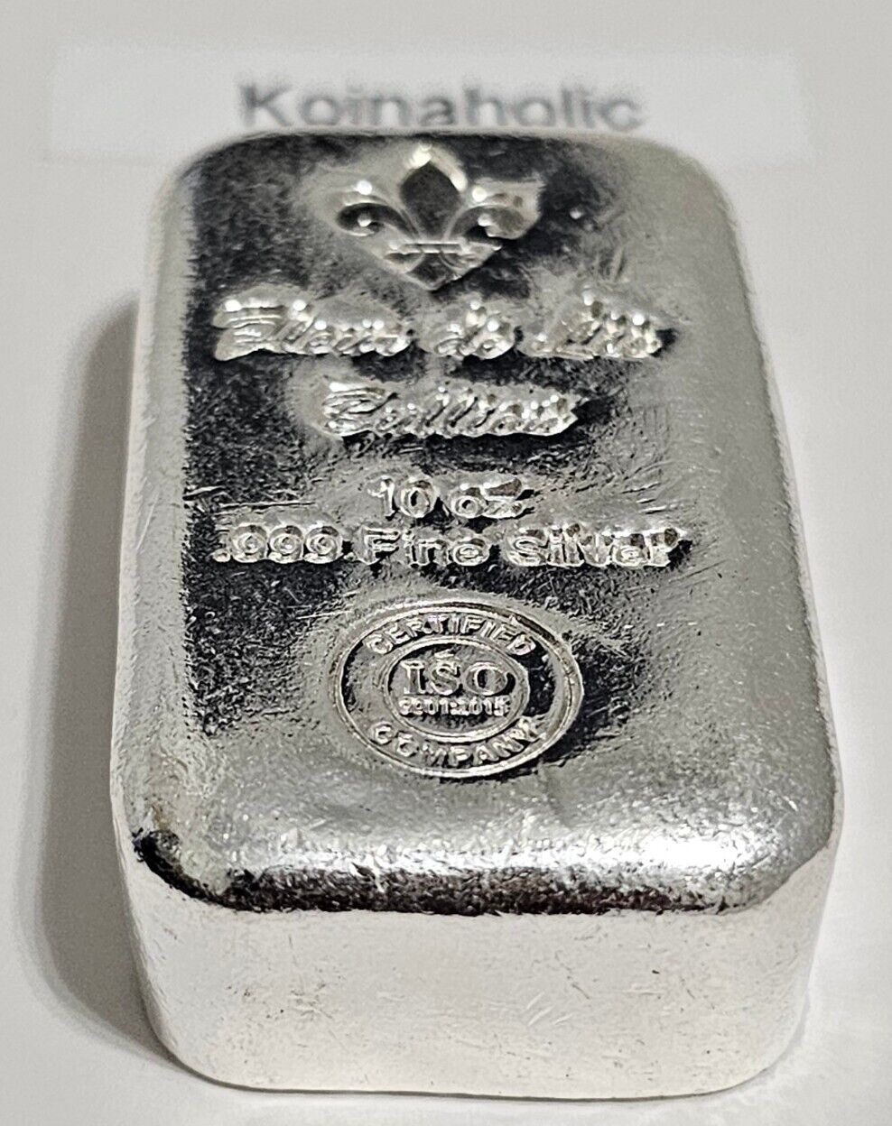 Scottsdale Bullion Chunky Style 10 oz Silver Bar