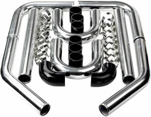 2" Turbo Aluminum Intercooler Piping Kit with Coupler