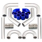 2.5" Aluminum Turbo Intercooler Pipe Kit with Hose