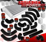 Aluminum Turbo 31"x11.5"x3" Intercooler with Piping Kit