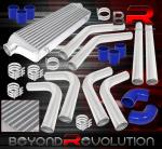 28" Turbo Intercooler Kit with Black Piping