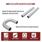 2.5" Aluminum Turbo Intercooler Pipe Kit with Hose