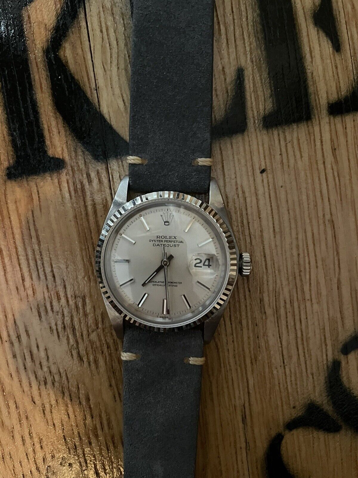 Rolex Datejust Silver Unisex Watch - 1601 VIP
