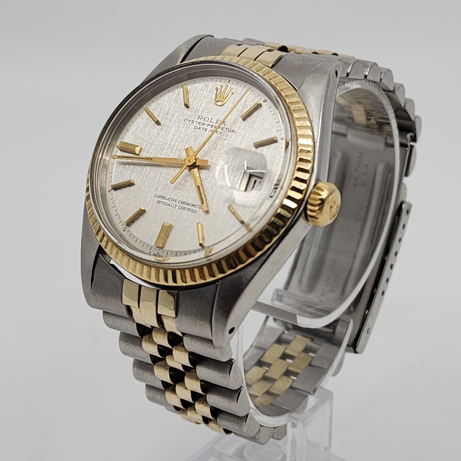 Rolex Datejust 1601 Two-Tone Vintage Watch 36mm