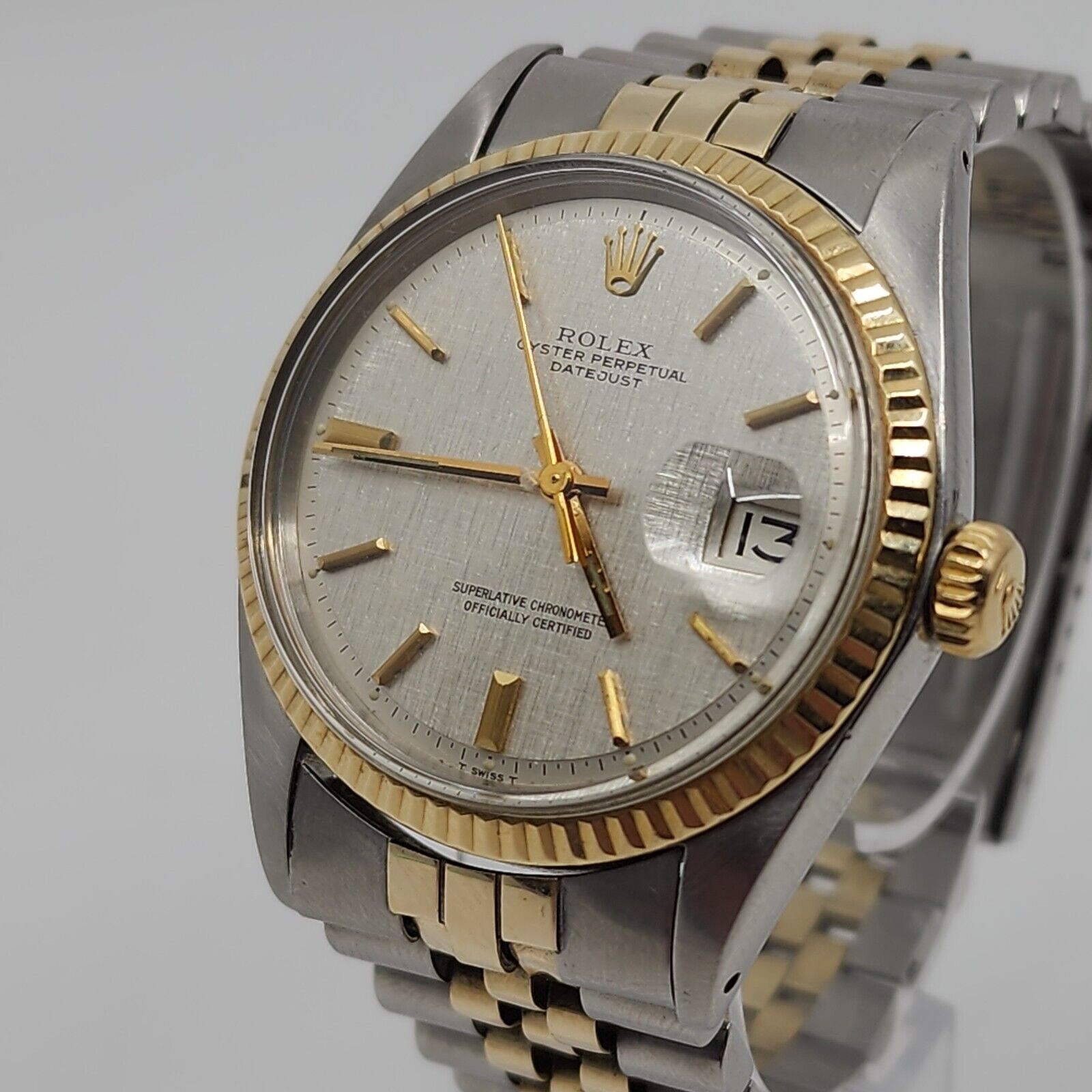 Rolex Datejust 1601 Two-Tone Vintage Watch 36mm