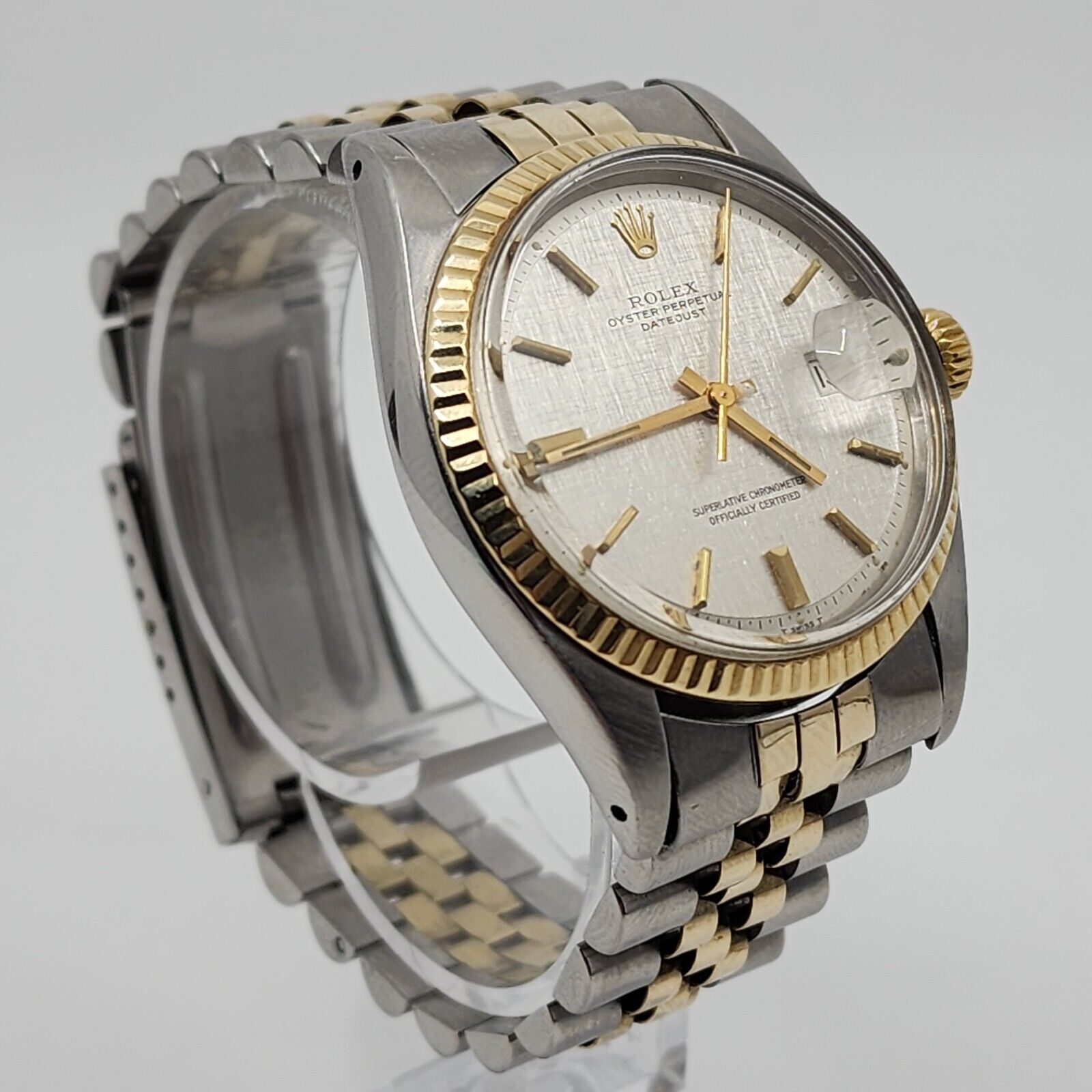 Rolex Datejust 1601 Two-Tone Vintage Watch 36mm