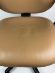 Herman Miller Brown Leather Rolling Office Chair