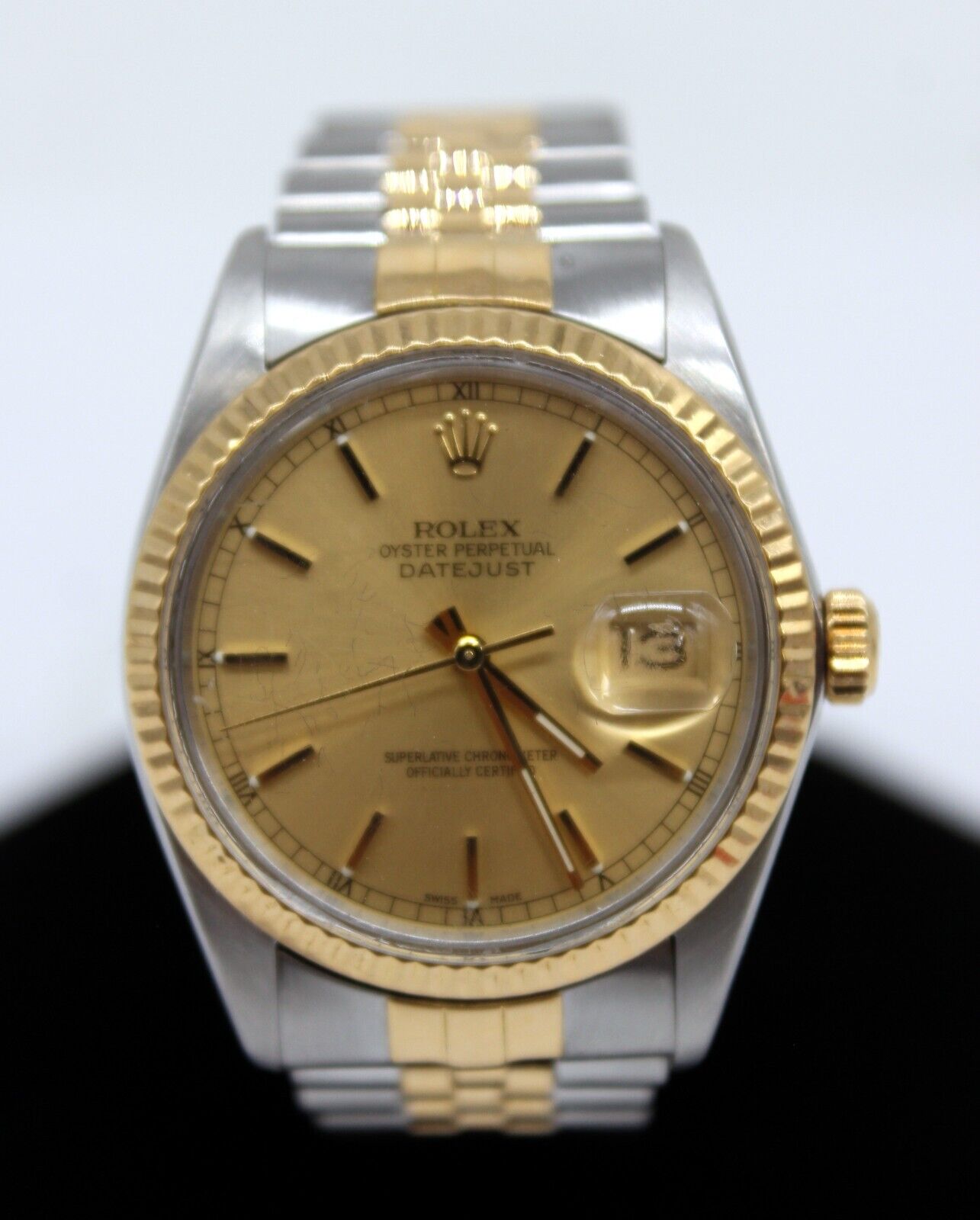 Rolex Datejust 16013 36mm Champagne Dial Wristwatch