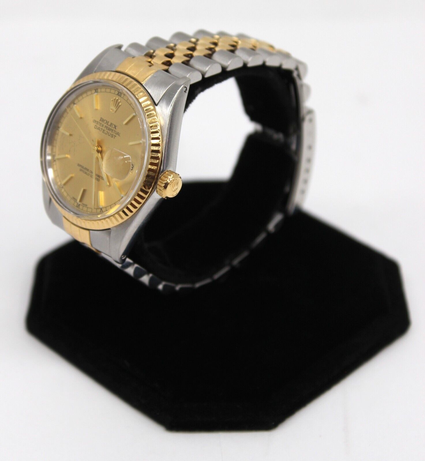 Rolex Datejust 16013 36mm Champagne Dial Wristwatch