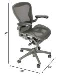 Herman Miller Size B Office Chair - Fully Adjustable