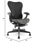 Herman Miller Mirra 2 Chair with Adjustable Features