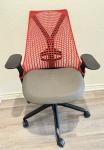 Herman Miller Sayl Office Chair Red and Gray