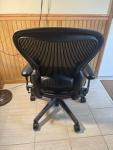 Herman Miller Aeron Size B Black Mesh Chair