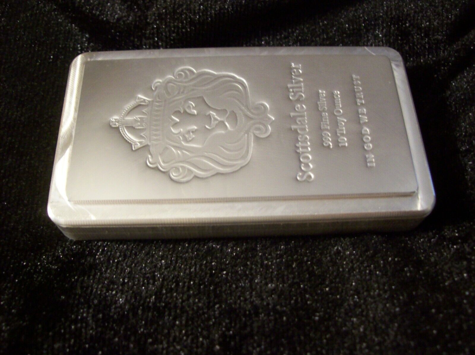 Scottsdale Mint Stackable 10oz .999 Silver Bar VIP