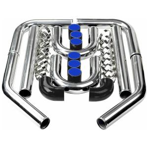 Universal 2.5" Aluminum Turbo Intercooler Kit