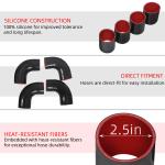 Aluminum 2.5" Turbo Intercooler Elbow Pipe Kit