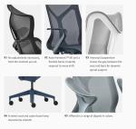 Herman Miller COSM High Back Chair - Graphite Gray