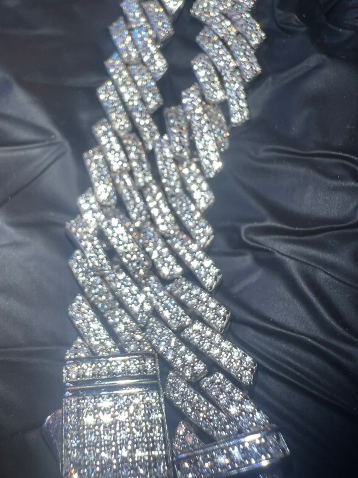 Real Moissanite Cuban Link Chain - Hip Hop VIP