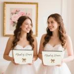 Personalized Maid of Honor Makeup Bag Gift