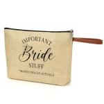Personalized Maid of Honor Makeup Bag Gift