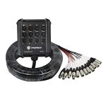 ProReck 8-Channel 50ft XLR Splitter Cable