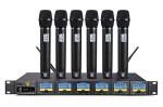PRORECK MX66 6-Channel UHF Wireless Microphone System