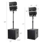 PRORECK Club 6000 PA Speaker System Combo