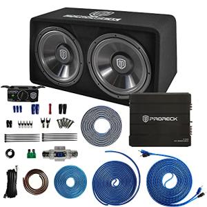 Proreck PR-122M Dual 12" Car Subwoofer System
