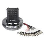 Proreck 12-Channel XLR Snake Cable, 50 Feet