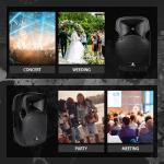 Proreck Party 12-Inch 1000W Bluetooth PA Speaker Set