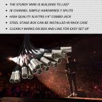 Proreck 16-Channel Rack Mount Snake Cable