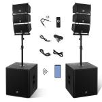 PRORECK Club 8000 18'' DJ PA Speaker System
