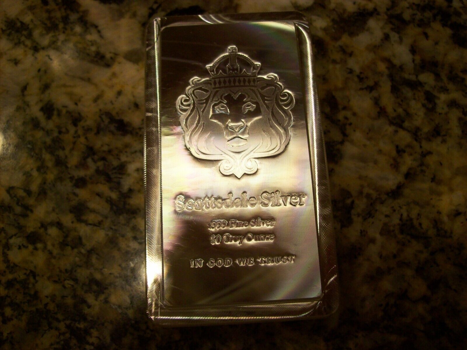 Scottsdale Mint 10 oz Silver Stacker Bar VIP