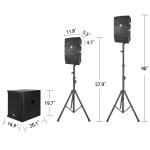 PRORECK CLUB 3500 PA Speaker System with Subwoofer