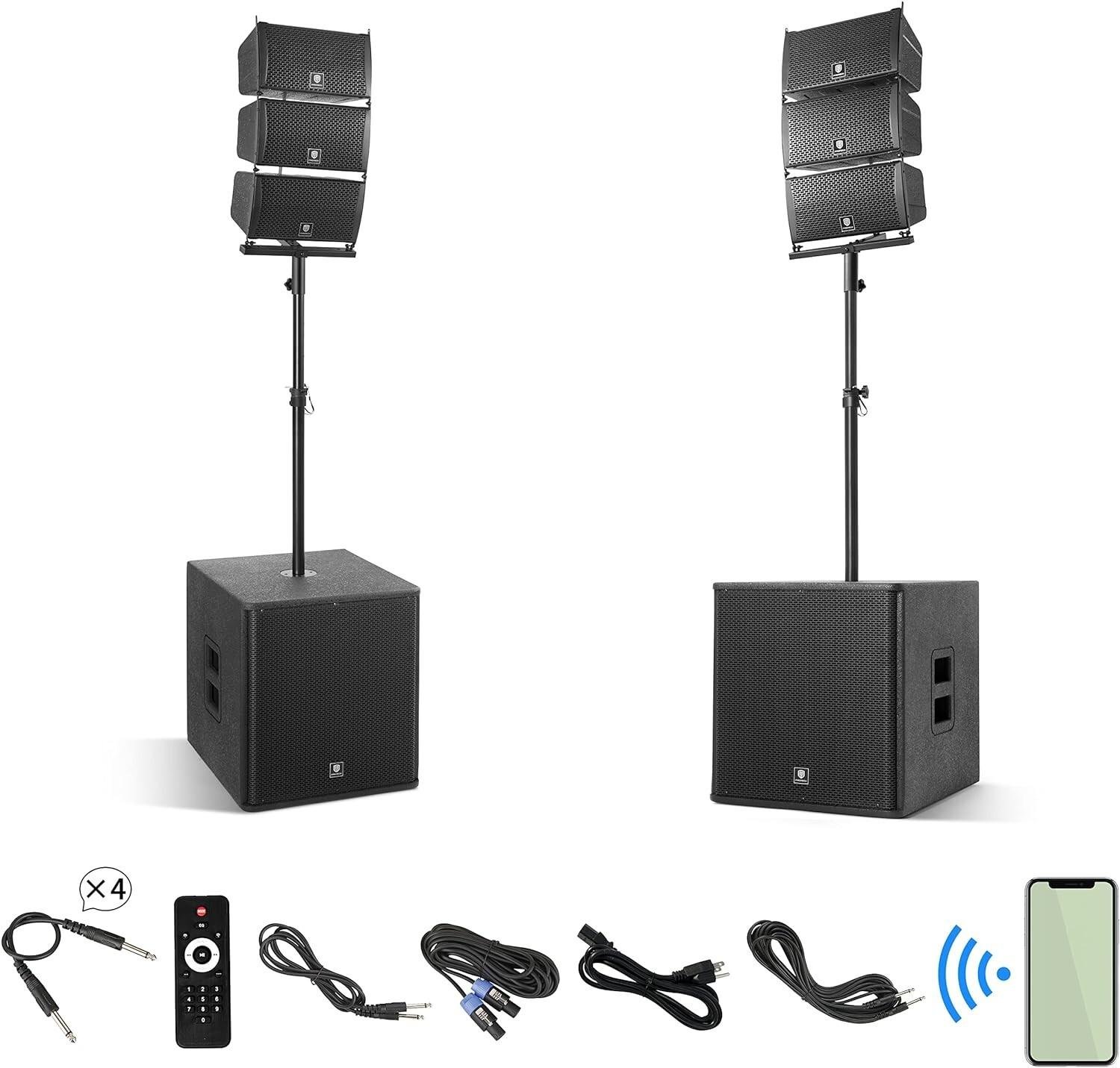 Proreck CLUB 8000 PA Speaker System 8000W Combo