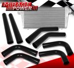 Aluminum Turbo Front Mount Intercooler with Piping Kit