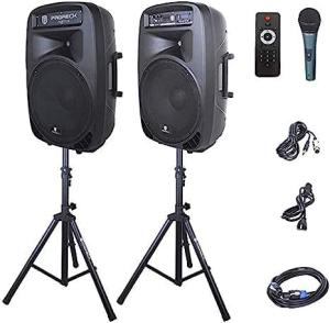 PRORECK Party 15 Bluetooth PA Speaker System Set