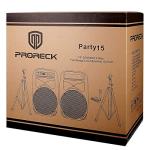 PRORECK Party 15 Bluetooth PA Speaker System Set