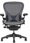 Herman Miller Aeron Chair Size B with LED Mouse Pad