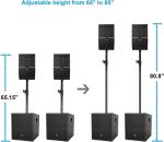 PRORECK CLUB 3000 Bluetooth DJ Line Array Speaker