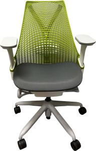 Herman Miller Sayl Chair with Lumbar Support - Green