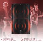 Proreck 15-inch 1400W Bluetooth Powered PA Speaker