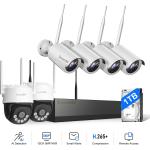 8CH 1080P Wireless Outdoor Security Camera System VIP