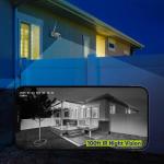 8CH 1080P Wireless Outdoor Security Camera System VIP