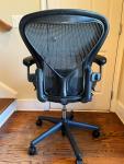 Herman Miller Aeron Chair with Posturefit - Turquoise